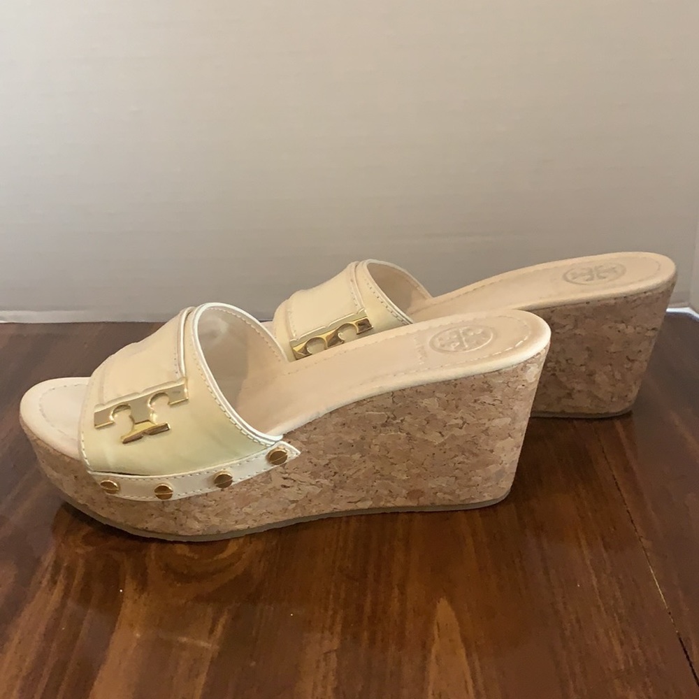 Tory Burch Cork Wedge Sandals